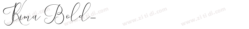 Klima Bold字体转换